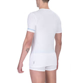 Bikkembergs White Cotton Men T-Shirt Twin Pack